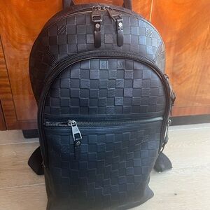 Louis Vuitton Damier Infini Michael Black Checkered Backpack